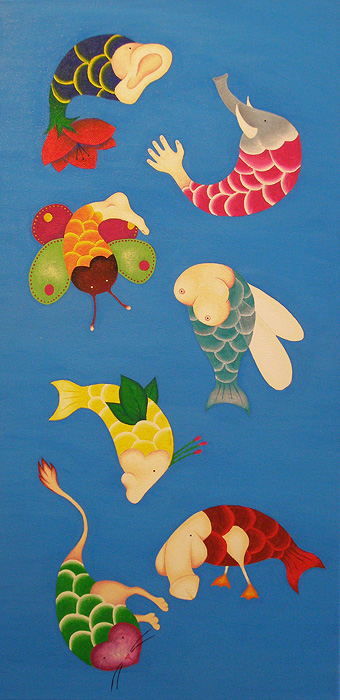 strange genetically modified fish