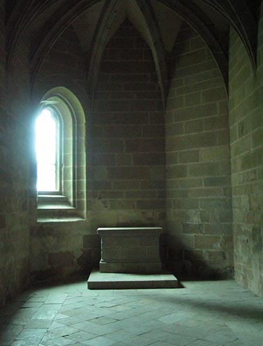 altar and window